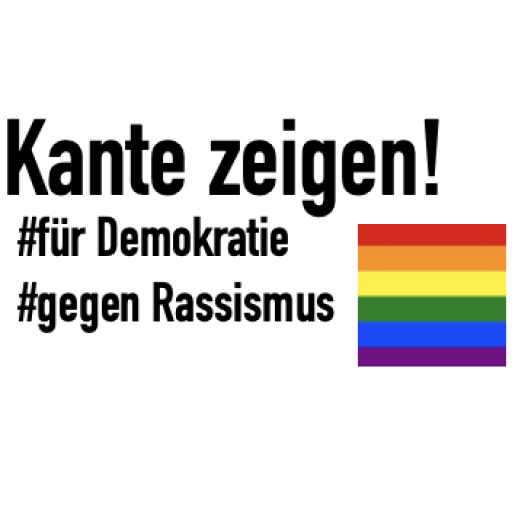 Kante zeigen für Demokratie und gegen Rassismus